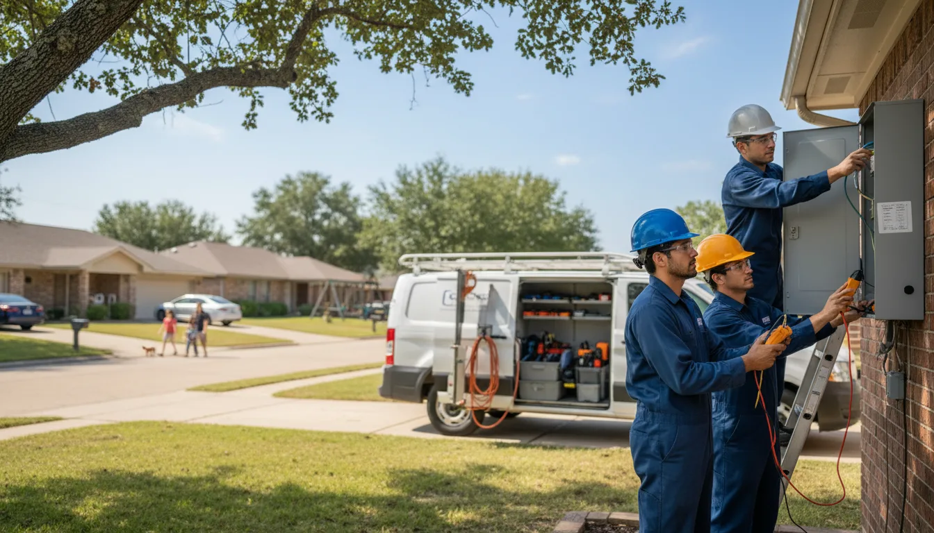 Certified electrician providing emergency electrical services in Angie, LA